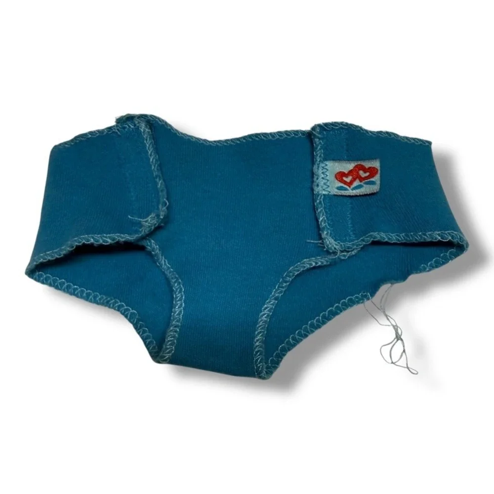 American Girl Bitty Twins Aqua‎ Argyle Meet Outfit 2010 Tights Diaper HTF